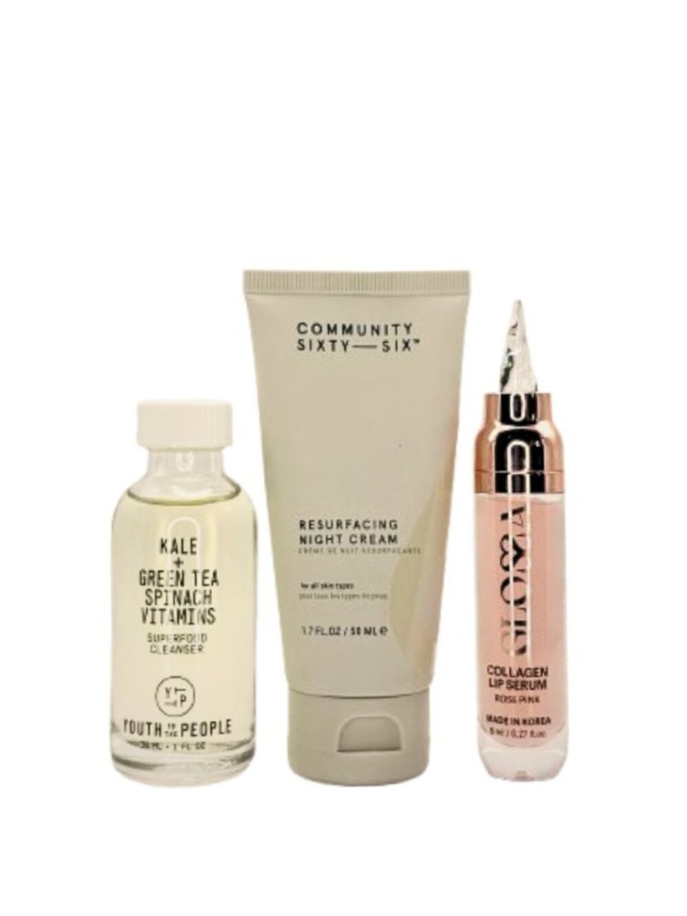 Night Routine Skincare Bundle Community Sixty-Six + Youth To The People
